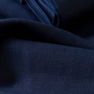 Plainweave linen dark blue