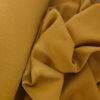 Plainweave wool felted ochre-mustard yellow