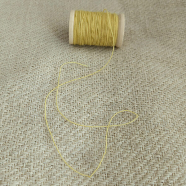 Sewing yarn wool 15/3 yellow