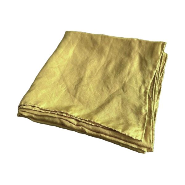 Shawl silk musterd yellow 45x180