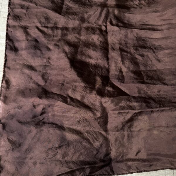 Shawl silk purple-brown shaded 45x180