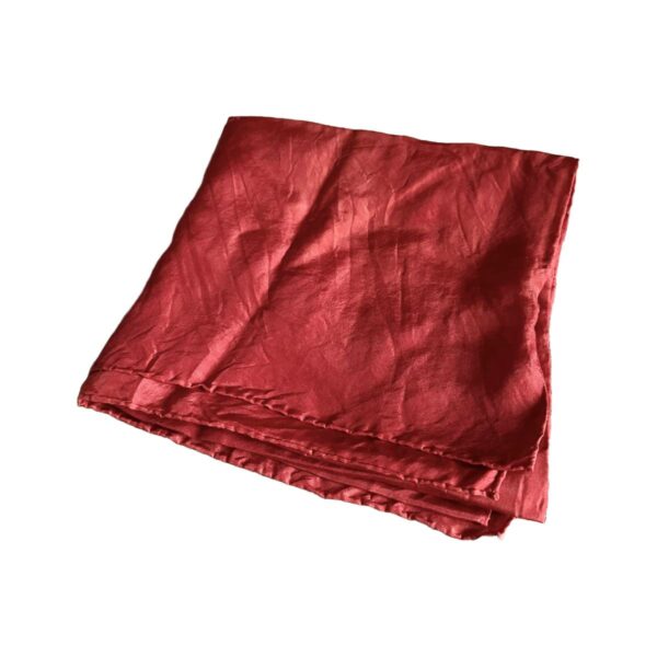 Shawl silk red 45x180