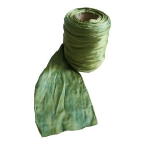 Crêpe Satin ribbon spring-green melange