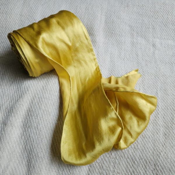 Crêpe Satin ribbon yellow