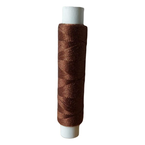 Yarn silk brown 30/2