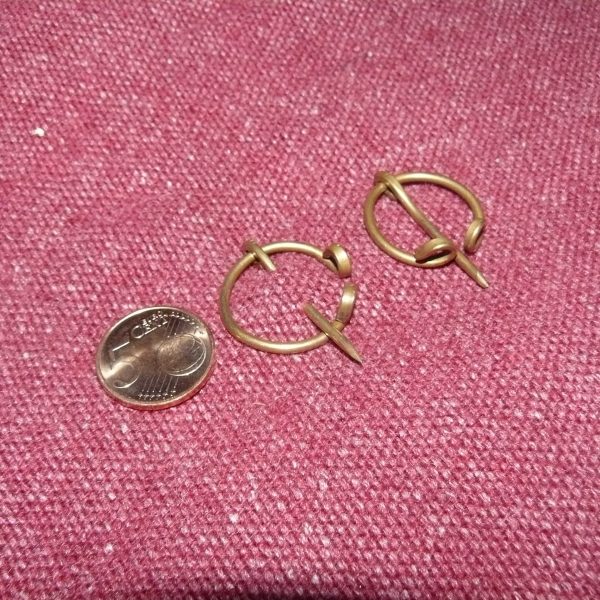 Small Pin Bronze 25mm