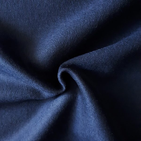 Diagonal twill wool dark blue