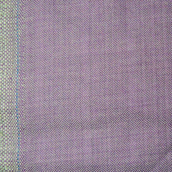 Diamond twill wool violet&grey