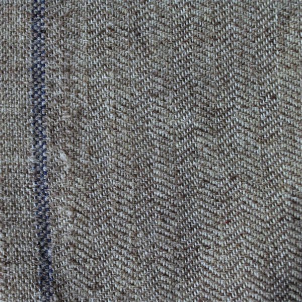 Herringbone wool light-brown & creme