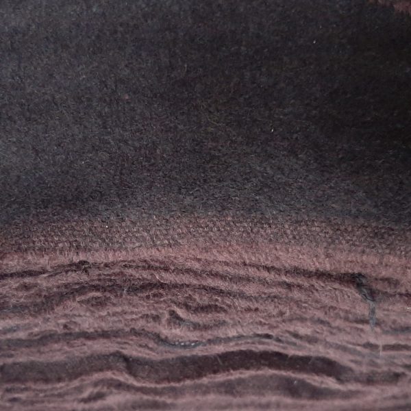 Plainweave wool dark-brown&brown