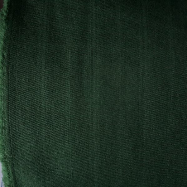 Plainweave wool green