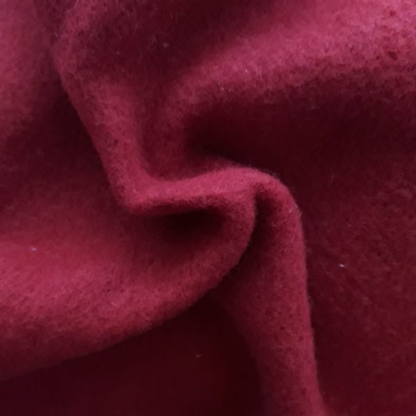 Plainweave wool pink-red