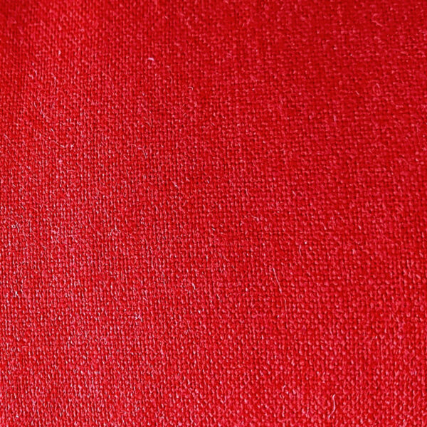 Plainweave wool red
