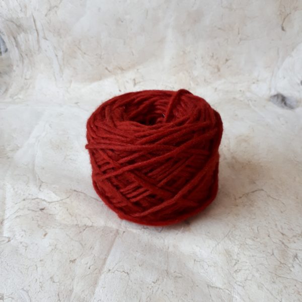 Yarn wool red