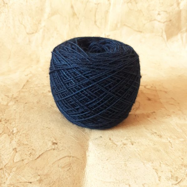 Weaving yarn dark-blue (indigo)