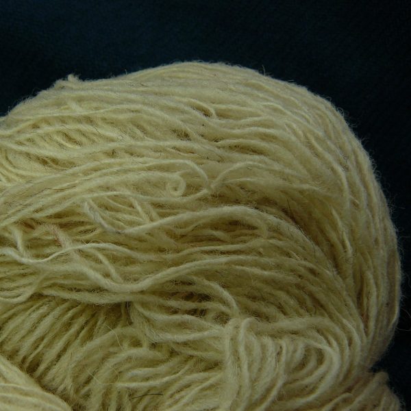 Yarn natural wool single