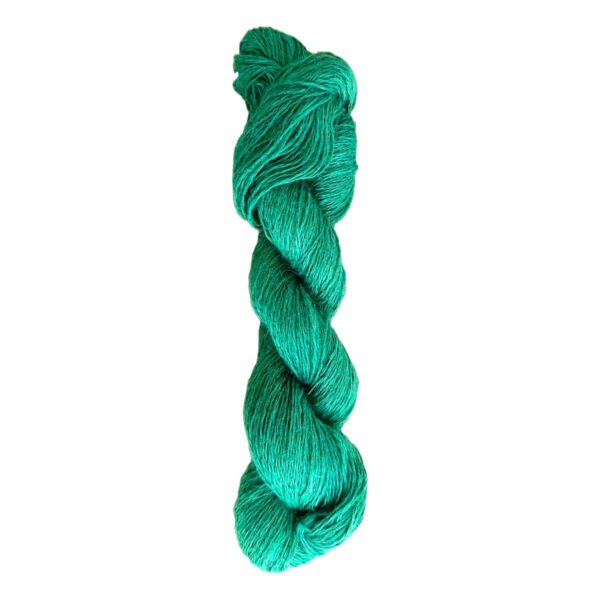 Yarn linen aqua green