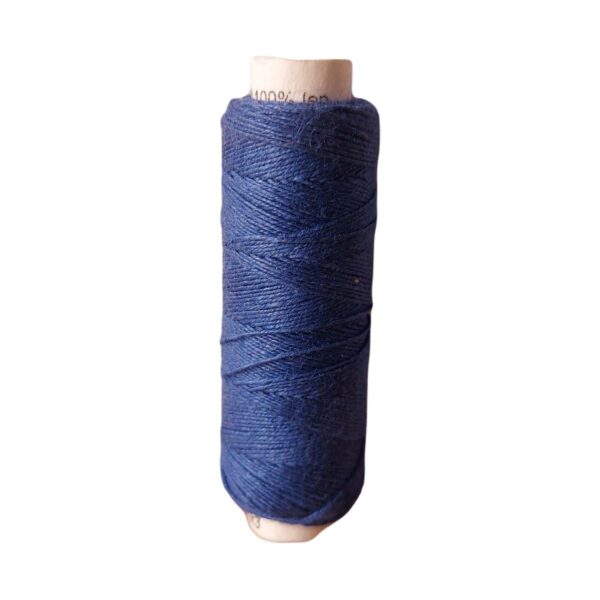 Yarn linen blue