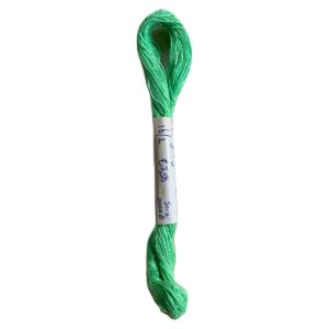 Yarn linen bright green