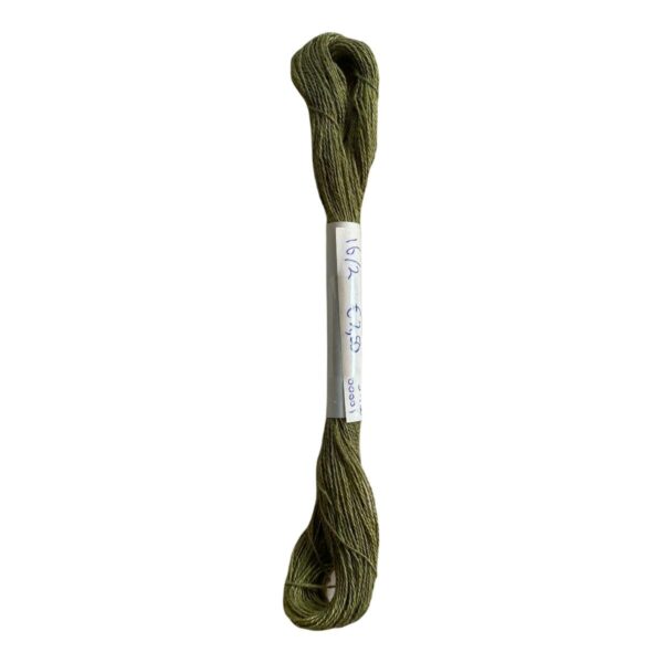 Yarn linen moss green