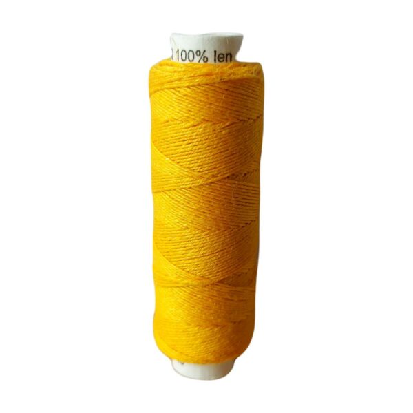 Yarn linen ochre yellow