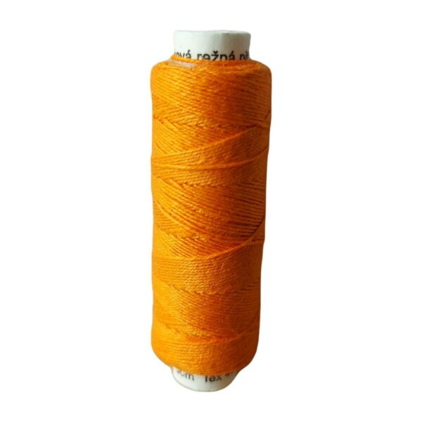 Yarn linen orange
