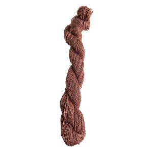 Yarn linen rusty brown