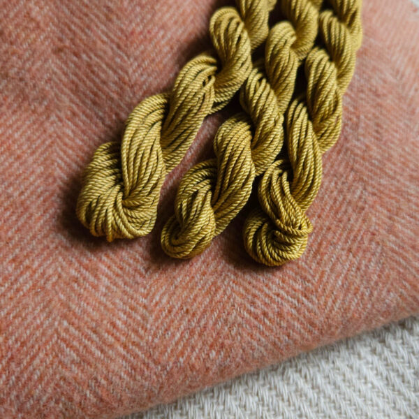 Yarn silk musterd yellow