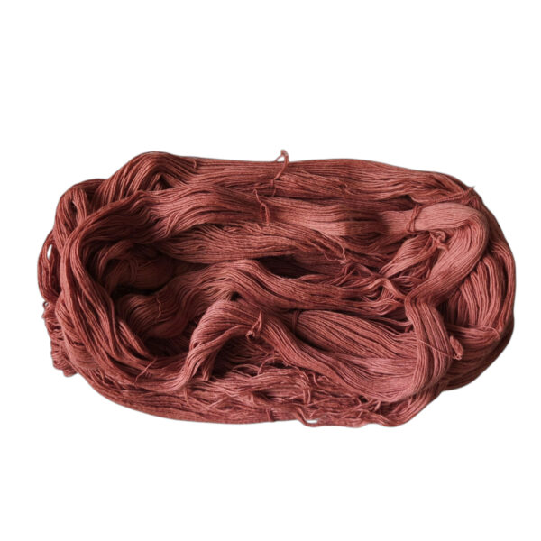 Yarn sliver wool 2/1 soft-burnt-red-100g