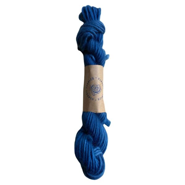 Yarn wool small hank blue