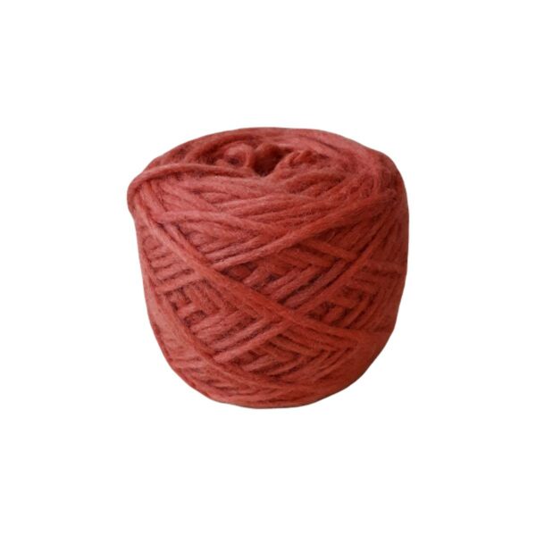 Yarn wool brick red