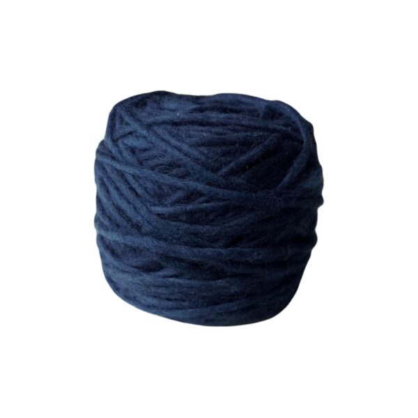 Yarn wool dark blue