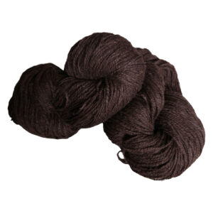 Yarn wool hank brown