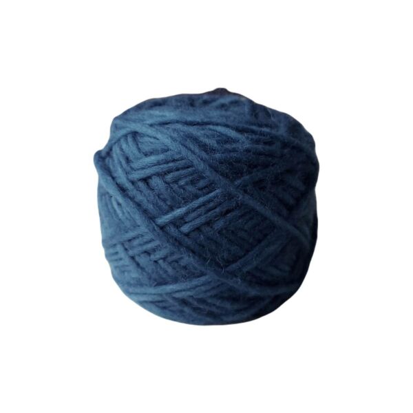 Yarn wool medium blue