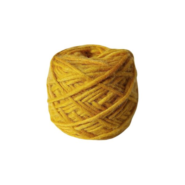 Yarn wool ochre yellow