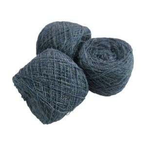 Yarn wool single 5.5/1 blue-melange
