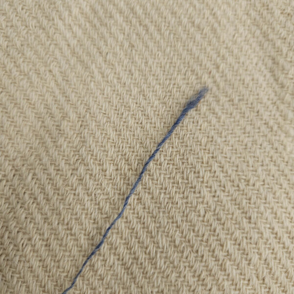 Yarn wool single 5.5/1 blue-melange