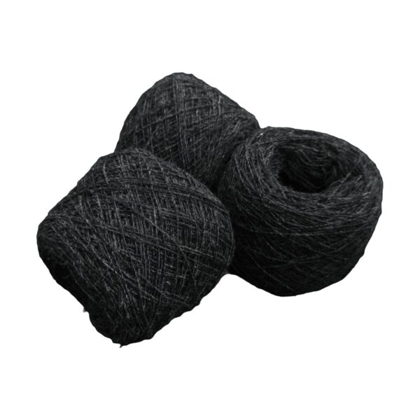Yarn wool single 5.5/1 anthracite-grey-melange