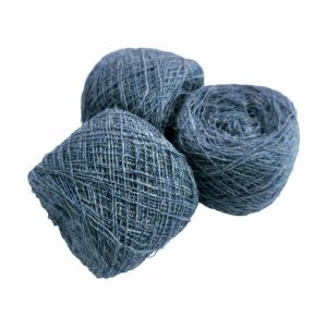Yarn wool single 5.5/1 blue-melange