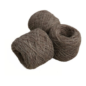 Yarn wool single 5.5/1 light-brown-melange