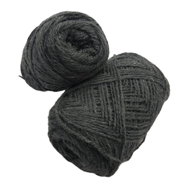 Yarn wool twined anthracite