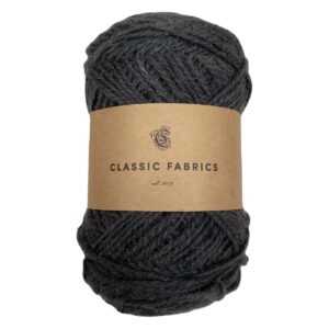 Yarn wool twined anthracite