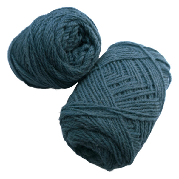 Yarn wool twined blue