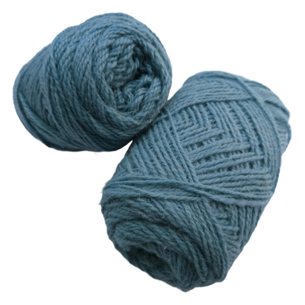 Yarn wool twined light blue