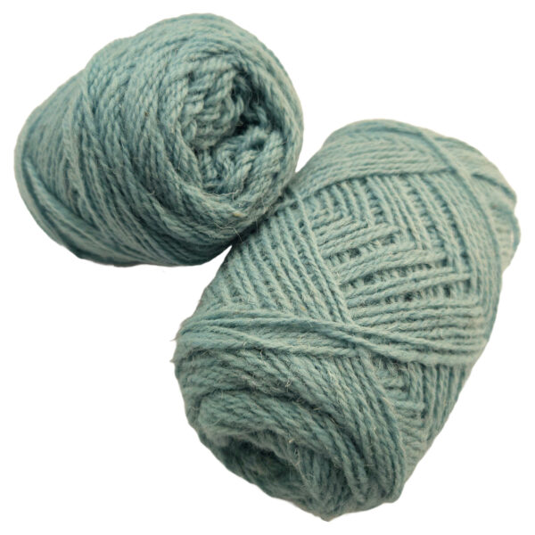 Yarn wool twined light sea-green