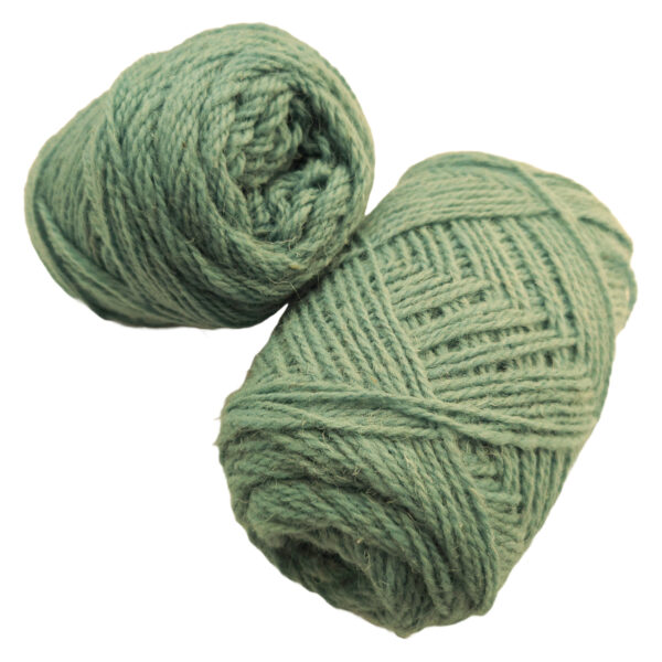 Yarn wool twined mint green