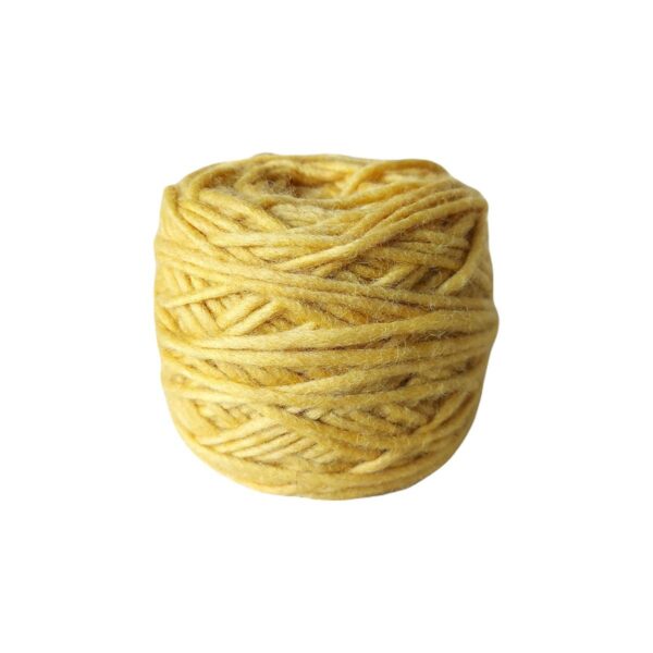 Yarn wool yellow