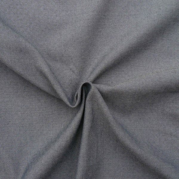 Diamond twill wool steel-blue&grey - Historical fabrics - Classic Fabrics